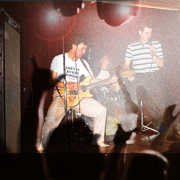fuzzy concert image of stage show