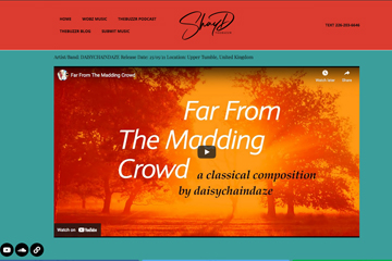 Screen grab image of article showing artwork of video for 'Far from The Madding Crowd'