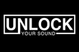 Thumbnail of black and white Unlock Your Sound logo